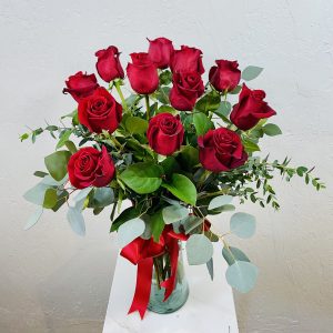One Dozen Red Roses arranged by La Paloma Blanca Floral Designs in Scottsdale, AZ
