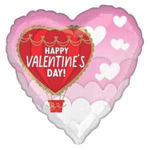 Hot Air Balloon - Valentines Heart Shape