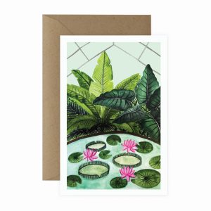 Waterlily Conservatory Card