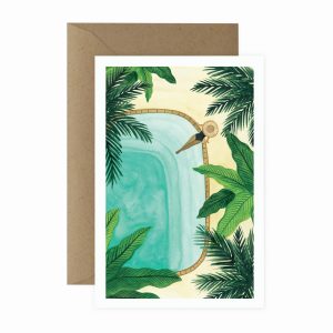 Tropical Pool Card