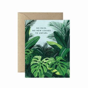 No New Leaves Sympathy Card