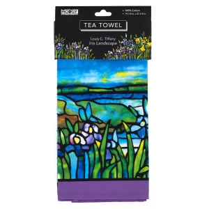 Iris Landscape Tea Towel